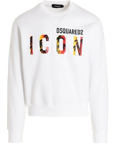 DSquared² Icon R/n Sweatshirt - White