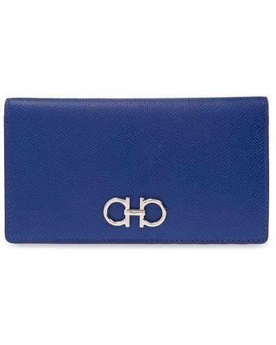 Ferragamo Leather Wallet - Blue