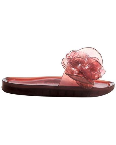 Y. Project X Melissa Floral Slides - Red