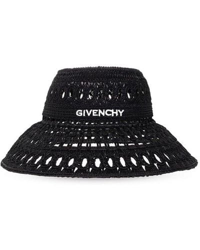 Givenchy Openwork Bucket Hat - Black