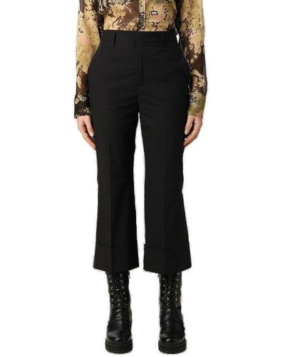 DSquared² High-waist Cropped Trousers - Black