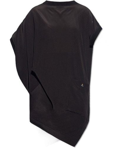 Vivienne Westwood 'annex' Silk Top, - Black