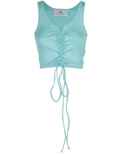 Lace Up Tank Tops