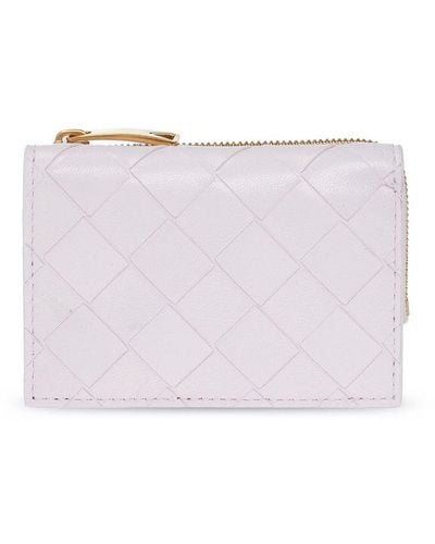 Bottega Veneta Leather Wallet - Pink