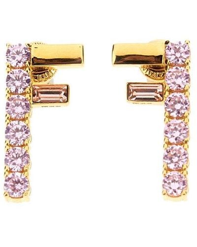 Fendi Chinese Valentine's Day Limited Edition Earrings - Metallic