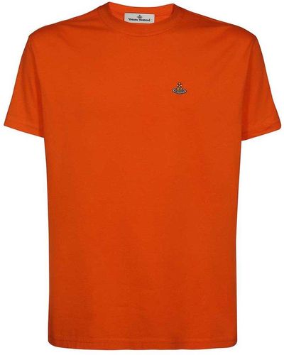 Vivienne Westwood Cotton Crew-neck T-shirt - Orange