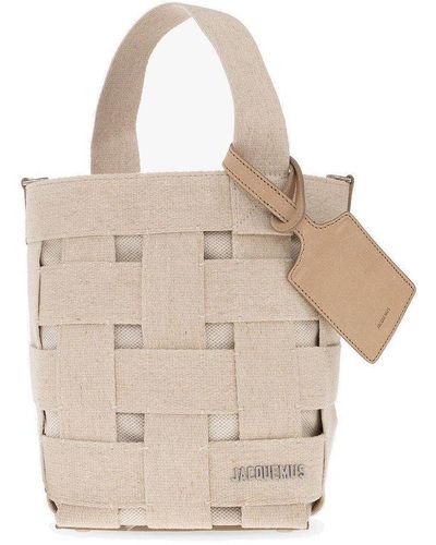 Jacquemus 'le Seau' Bucket Shoulder Bag - Natural