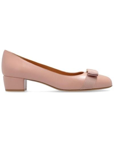 Ferragamo Vara Bow Slip-on Court Shoes - Brown