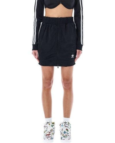 adidas Originals X Jeremy Scott Zip-up Mini Skirt - Black