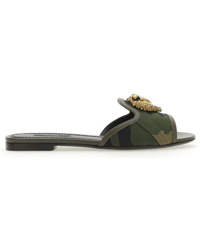 Dolce & Gabbana Sandals Military - Green