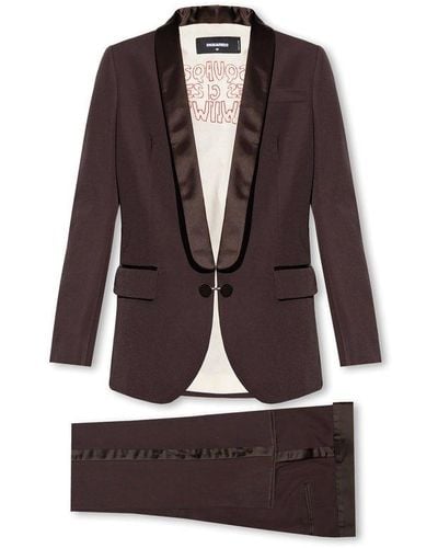 Brown Pant suits for Women | Lyst