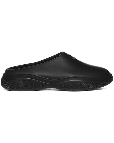 Prada Mellow Slip-on Sandals - Black