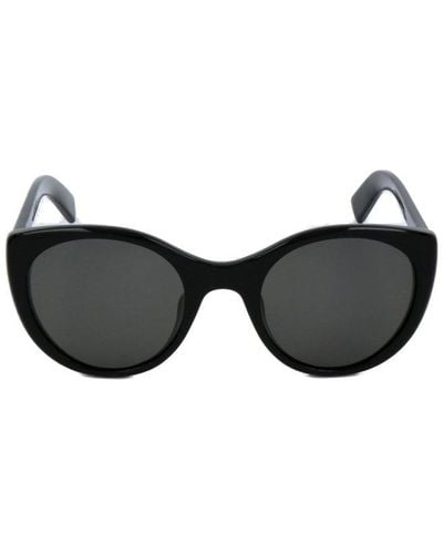 Zegna Cat Eye Frame Sunglasses - Black