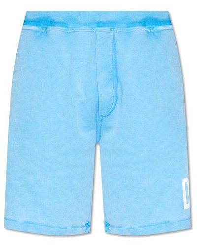DSquared² Shorts With Logo - Blue