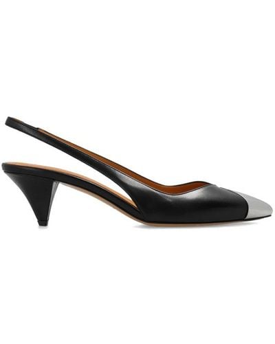 Isabel Marant Elina Slingback Court Shoes - Black