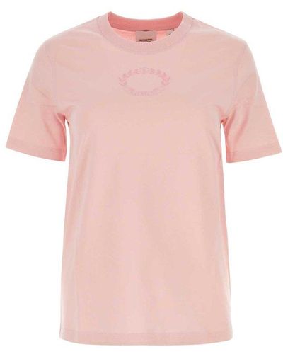 Burberry T-Shirts And Polos - Pink