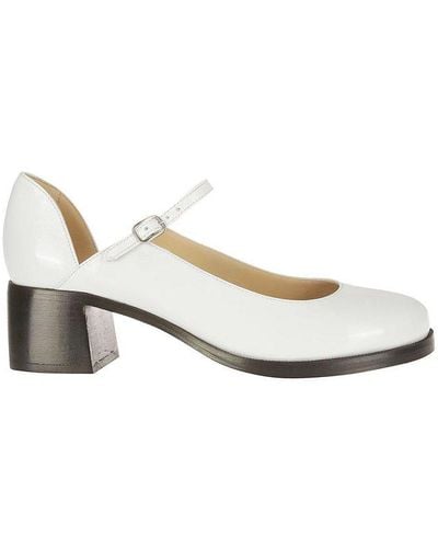 A.P.C. Round-toe Court Shoes - White