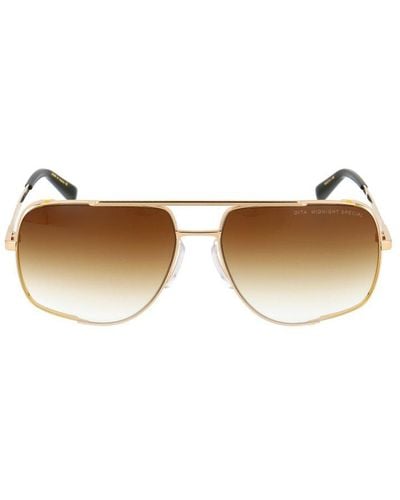 Dita Eyewear Midnight Special Aviator Sunglasses - Brown