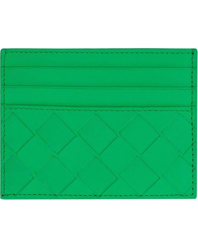 Bottega Veneta Intrecciato Card Holder - Green
