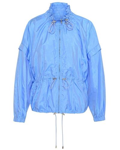 Isabel Marant Light Blue Silk Blend Dimarik Jacket