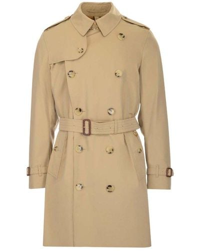 Burberry The Kensington Heritage Double-breasted Trench Coat - Natural