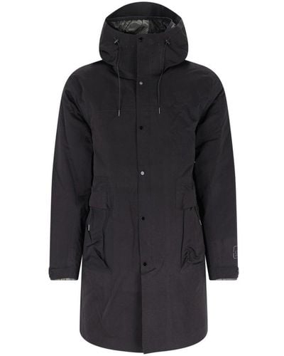 C.P. Company Hooded Padded Coat - Black