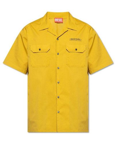 DIESEL 's-dic-pkt' Shirt - Yellow