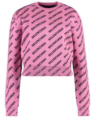 Balenciaga pink jumper sale