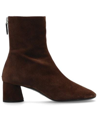 Proenza Schouler Zipped Heeled Ankle Boots - Brown