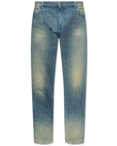 Balmain Regular Fit Jeans - Blue