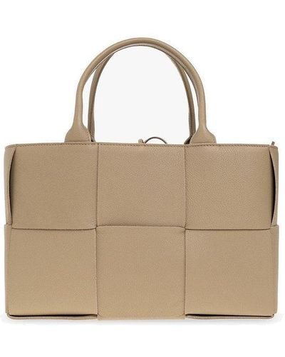 Bottega Veneta ‘Arco Small’ Shopper Bag - Natural