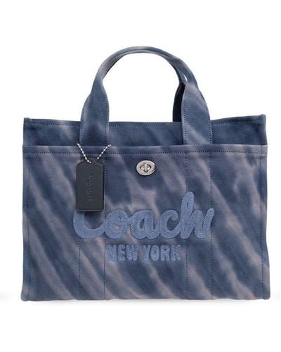 COACH Cargo Top Handle Bag - Blue