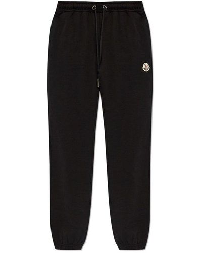Moncler Logo Patch Track Trousers - Black
