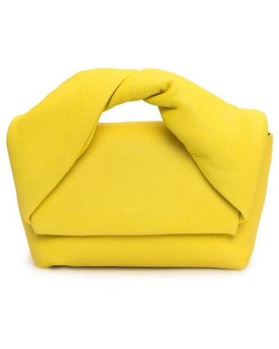 JW Anderson Mini Twister Tote Bag - Yellow