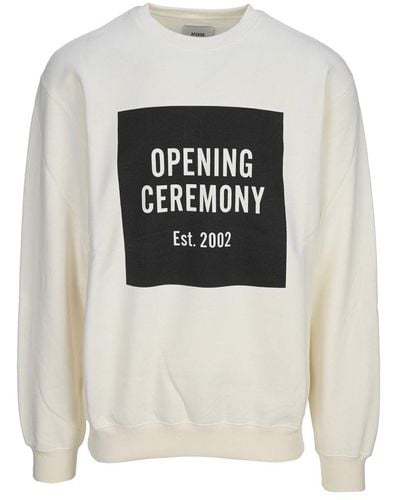 Opening Ceremony Logo Printed Crewneck Sweatshirt - White