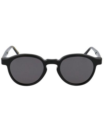 Retrosuperfuture The Warhol Round-frame Sunglasses - Black