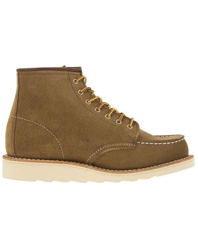 Red Wing Lace Up Ankle Boots - Brown