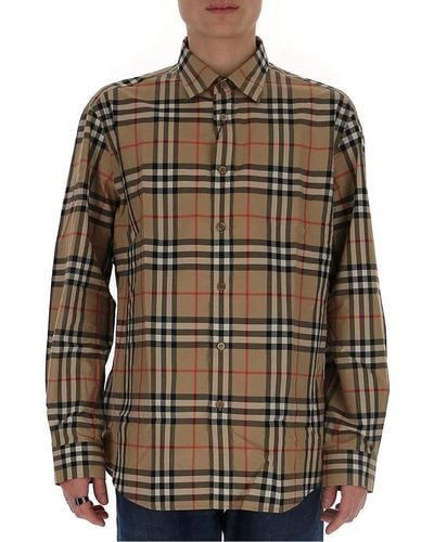 Burberry Classic Vintage Checked Shirt - Grey