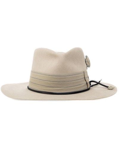 Nick Fouquet 675 Fedora Hat - White