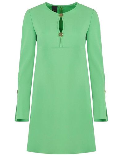 Pinko Aquarios Crepe Dress - Green