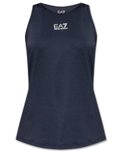 EA7 Top With Logo - Blue