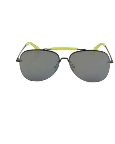 Zadig & Voltaire Aviator Frame Sunglasses - Black