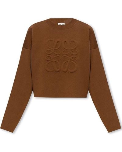 Loewe Wool Sweater - Brown