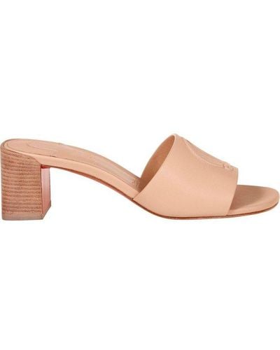 Christian Louboutin So Cl Slip-on Mules - Pink