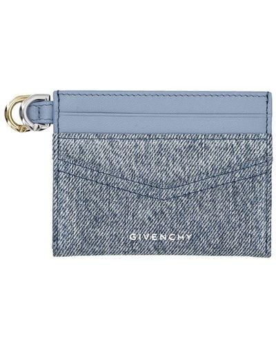 Givenchy Voyou Denim Cardholder - Blue