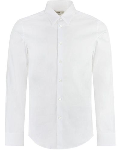Lanvin Buttoned Long-sleeved Shirt - White