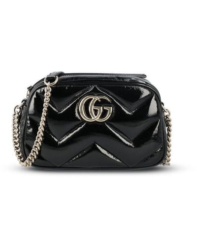 Gucci GG Marmont Small Shoulder Bag - Black