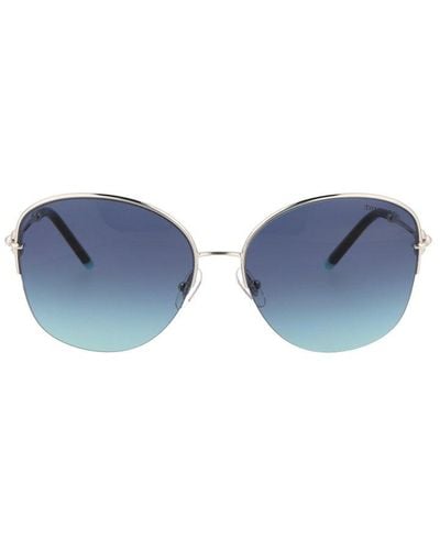 Tiffany & Co. Round Frame Sunglasses - Blue