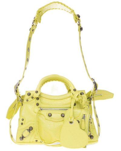 Balenciaga 'neo Cagole Xs' Shoulder Bag - Yellow