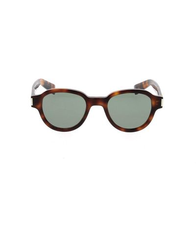 Saint Laurent Wayfarer Frame Sunglasses - Black